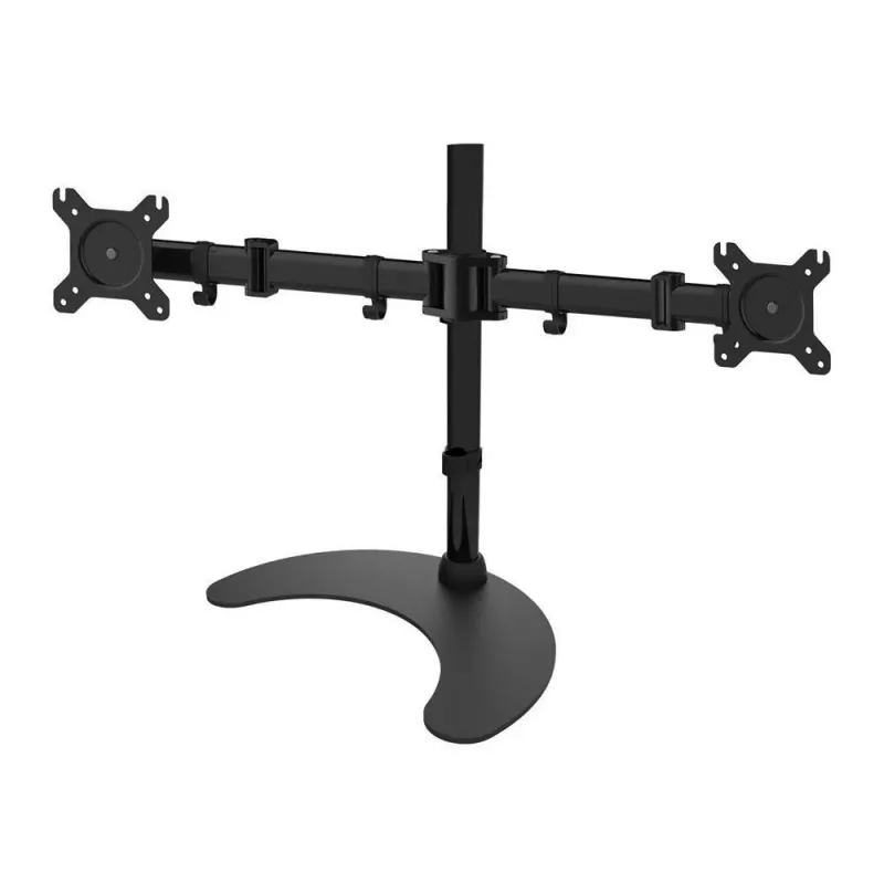 Techly Desk Stand for 2 Monitor 13-27 inch with Base h.400m ICA-LCD 3410 68.6 cm (27 inch) Black