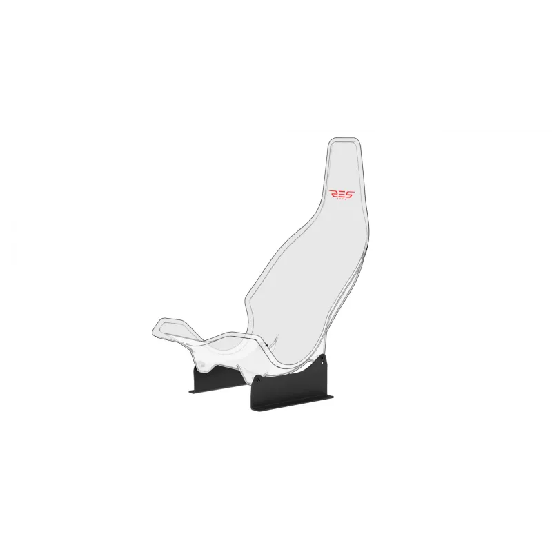 Res-Tech GT CARBON SEAT SUPPORT, Seat bracket, Black