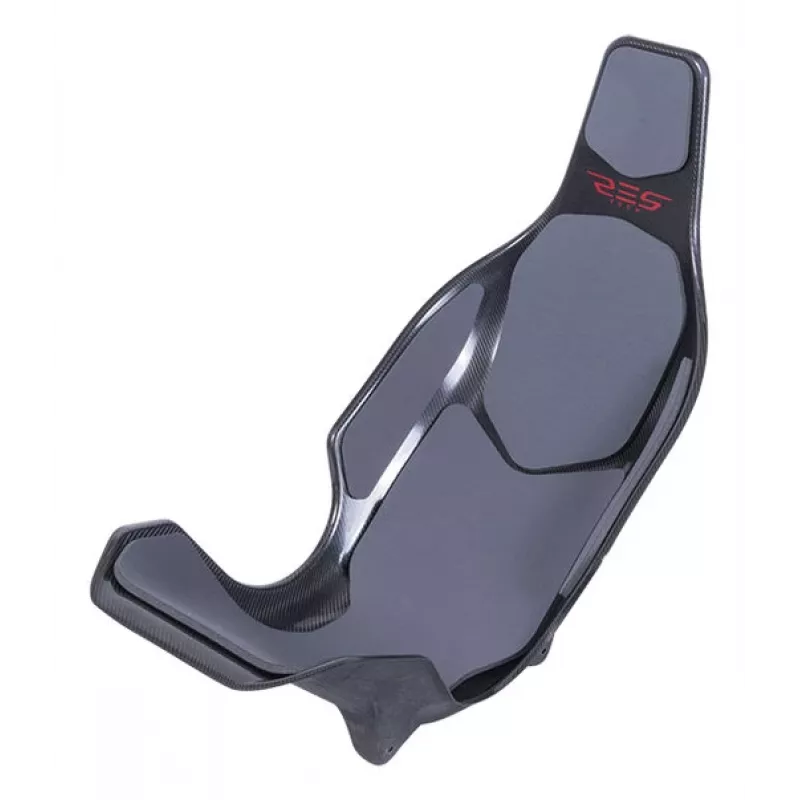 Res-Tech X1 CARBON SEAT - GREY, Racing seat, Grey, Carbon, Neoprene
