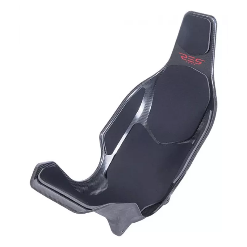 Res-Tech X1 CARBON SEAT - BLACK, Racing seat, Black, Carbon, Neoprene