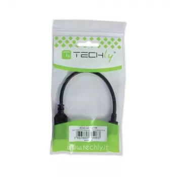 Techly USB2.0 OTG Cable A Female / Micro B Male 0.2 m ICOC UOTG-194