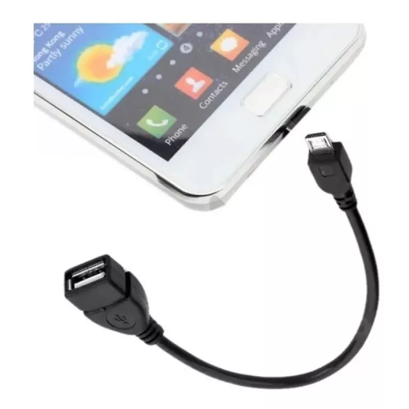 Techly USB2.0 OTG Cable A Female / Micro B Male 0.2 m ICOC UOTG-194
