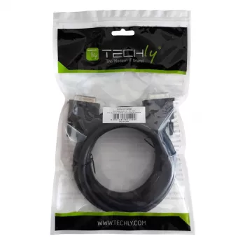 Techly Monitor Cable DVI Analog Digital M / M Dual Link 1.8 m (DVI-I) ICOC DVI-8900