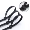 Techly Cable Tie Nylon Patch 100X2.5 mm 100 pcs Black ISWT-10025-BK