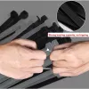 Techly ISWT-14235-BK Nylon Cable Ties, 142 x 3.5 mm, 100 pcs, Black