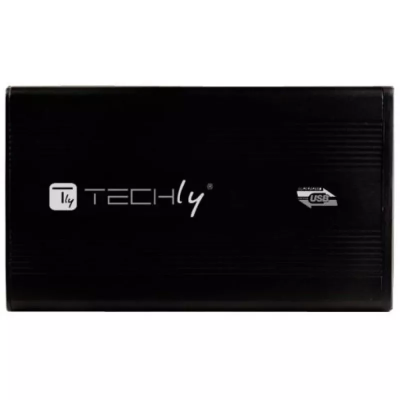 Techly External Box USB 3.0 2.5 SATA” I-CASE SU3-25B, 2.5 inch, Serial ATA, 5 Gbit/s, Black