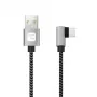 Techly ICOC MU2AC9-010-AL USB cable USB 2.0 1 m USB A USB C Grey, Black