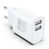 Techly IPW-USB-12W2A mobile device charger Headphones, Portable speaker, Power bank, Smartphone, Tablet White AC Indoor