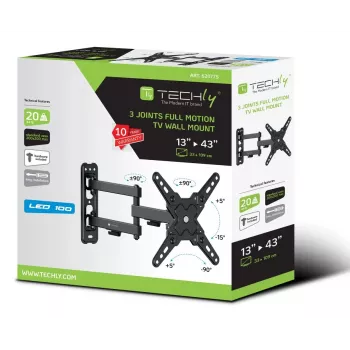 Techly ICA-LCD 423 TV mount/stand 106.7 cm (42 inch) Black