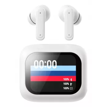 Techly ICC SB-BLT08W headphones/headset True Wireless Stereo (TWS) In-ear Calls/Music Bluetooth White
