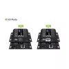 Techly IDATA EXTIP-483 AV extender AV transmitter & receiver Black