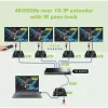 Techly IDATA EXTIP-483 AV extender AV transmitter & receiver Black