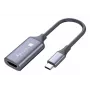 Techly I-USB-VIDEO-C4K video cable adapter HDMI Type A (Standard) USB Type-C Silver