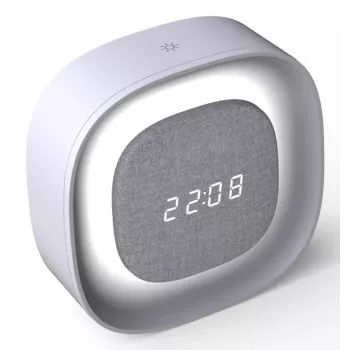 Techly IC-CLOCK-56WH alarm clock Digital alarm clock Grey, White