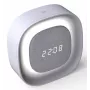 Techly IC-CLOCK-56WH alarm clock Digital alarm clock Grey, White