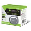 Techly IC-CLOCK-56WH alarm clock Digital alarm clock Grey, White