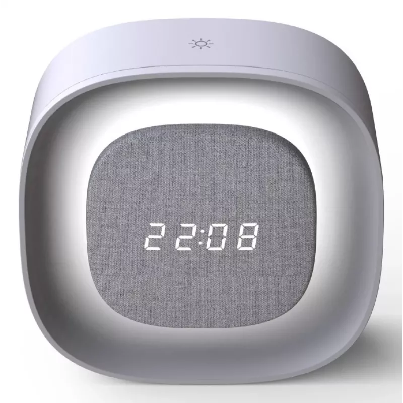 Techly IC-CLOCK-56WH alarm clock Digital alarm clock Grey, White