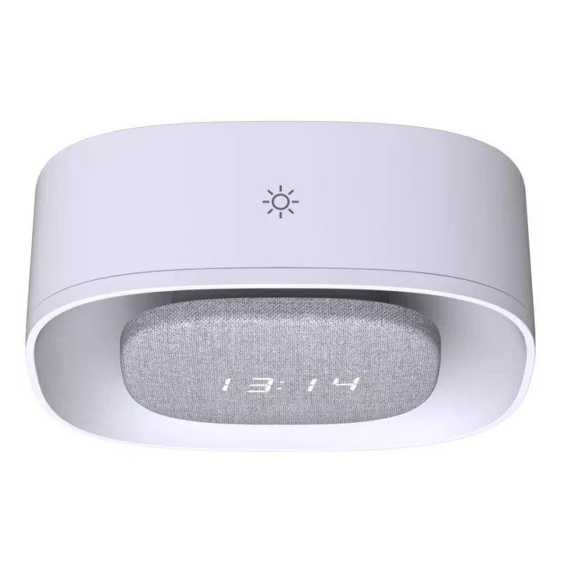 Techly IC-CLOCK-56WH alarm clock Digital alarm clock Grey, White