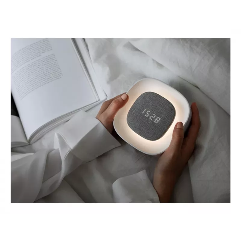 Techly IC-CLOCK-56WH alarm clock Digital alarm clock Grey, White