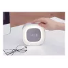 Techly IC-CLOCK-56WH alarm clock Digital alarm clock Grey, White