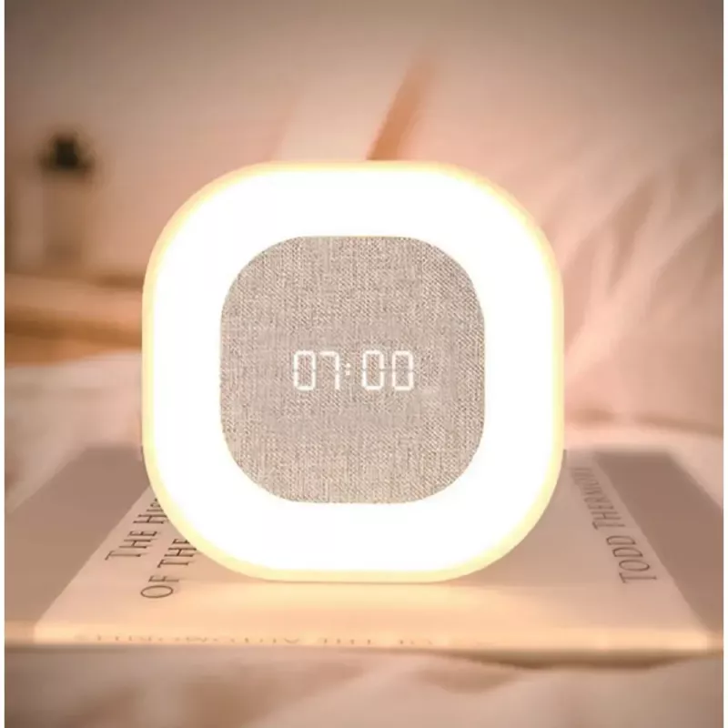 Techly IC-CLOCK-56WH alarm clock Digital alarm clock Grey, White