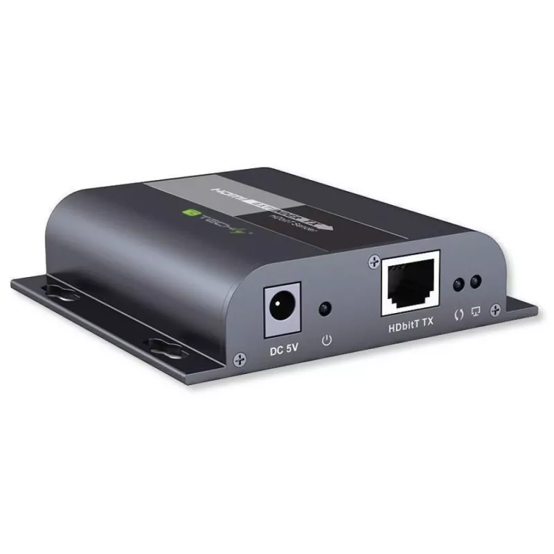 Techly IDATA-EXTIP-383V4 AV transmitter & receiver Black