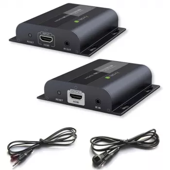 Techly Additional HDMI HDbitT IR Extender Receiver on 120m Cat.6 Cable