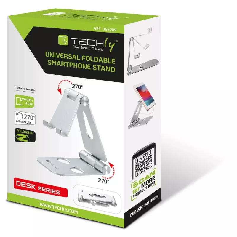 Techly I-SMART-STAND6 holder Passive holder Mobile phone/Smartphone Silver