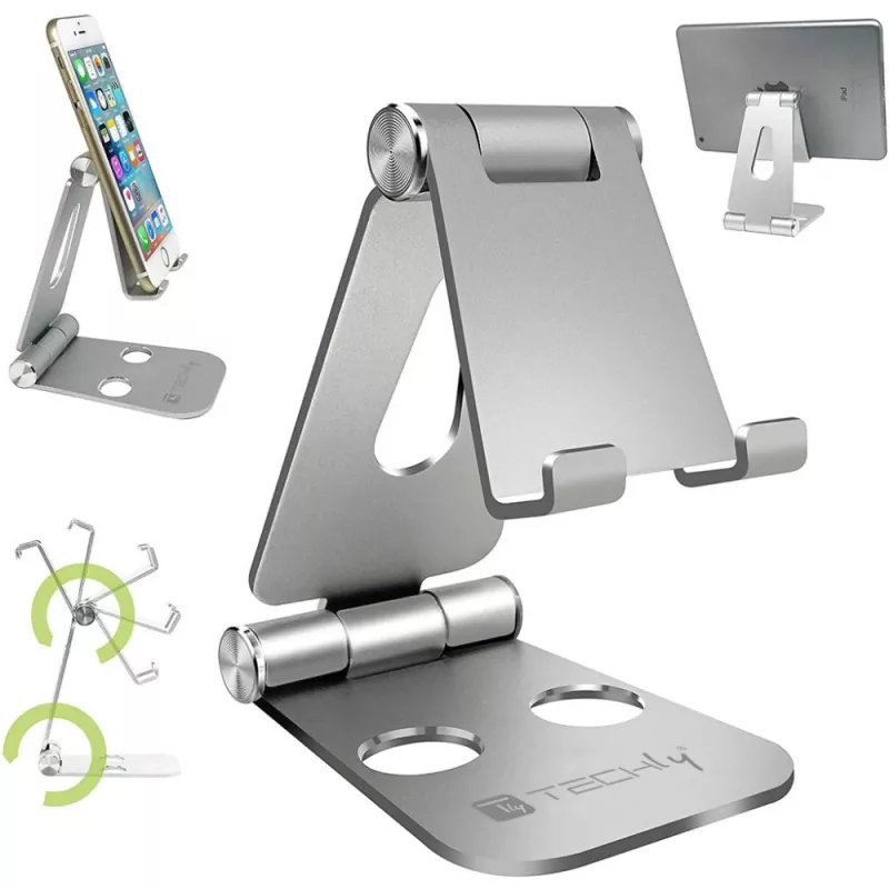Techly I-SMART-STAND6 holder Passive holder Mobile phone/Smartphone Silver