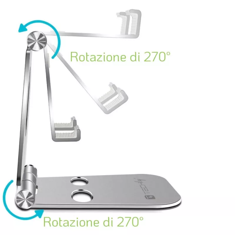Techly I-SMART-STAND6 holder Passive holder Mobile phone/Smartphone Silver