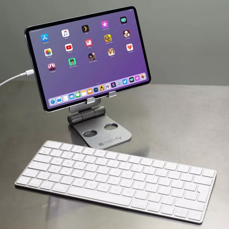 Techly I-SMART-STAND6 holder Passive holder Mobile phone/Smartphone Silver