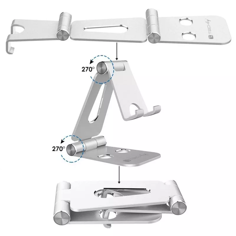 Techly I-SMART-STAND6 holder Passive holder Mobile phone/Smartphone Silver