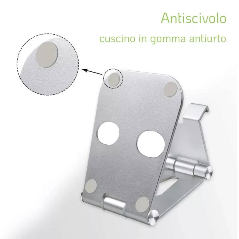 Techly I-SMART-STAND6 holder Passive holder Mobile phone/Smartphone Silver