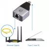 Techly IADAP USBC-ETGIGA network card Ethernet 1000 Mbit/s