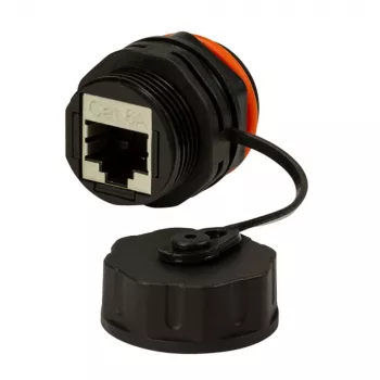 Techly IWP-MD C6A-IPPANT cable gender changer RJ45 Black