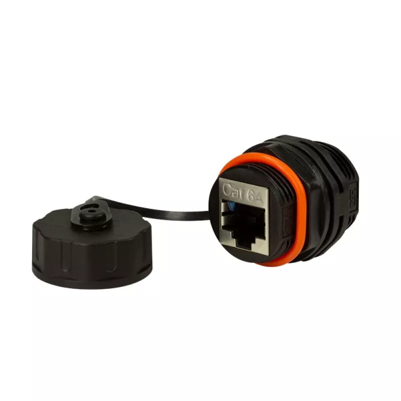 Techly IWP-MD C6A-IPPANT cable gender changer RJ45 Black