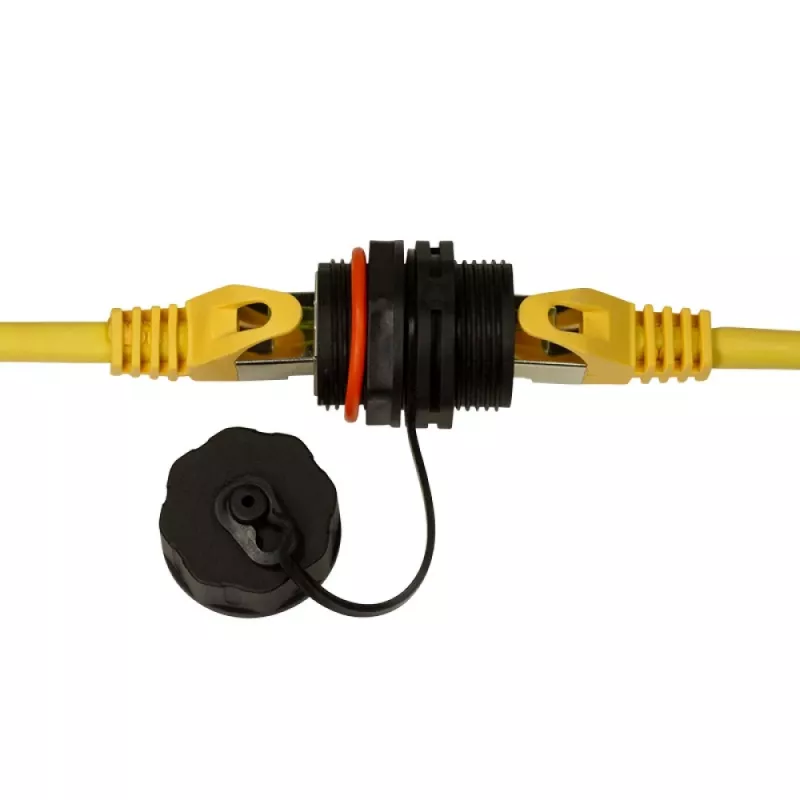 Techly IWP-MD C6A-IPPANT cable gender changer RJ45 Black