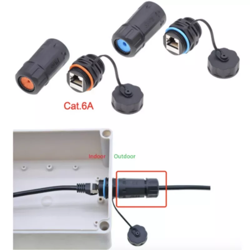 Techly IWP-MD C6A-IPPANT cable gender changer RJ45 Black