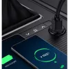 Techly Mini Car Charger 2 Ports USB-A Quick Charge 3.0 36W in Black Metal