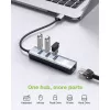 Techly IDATA USB-ETGIGA3AA laptop dock/port replicator Wired USB 3.2 Gen 1 (3.1 Gen 1) Type-A Black, Silver