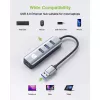Techly IDATA USB-ETGIGA3AA laptop dock/port replicator Wired USB 3.2 Gen 1 (3.1 Gen 1) Type-A Black, Silver