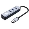 Techly IDATA USB-ETGIGA3AA laptop dock/port replicator Wired USB 3.2 Gen 1 (3.1 Gen 1) Type-A Black, Silver