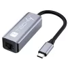 Techly IDATA USB-ETGIGA-CA laptop dock/port replicator Wired USB 3.2 Gen 1 (3.1 Gen 1) Type-C Black, Silver