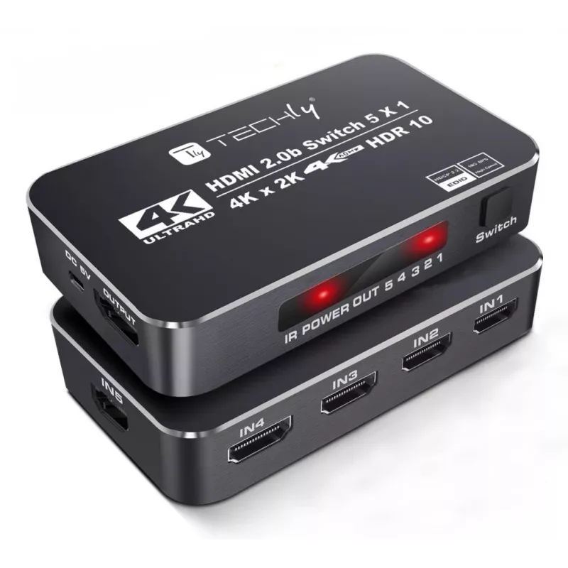 Techly IDATA HDMI2-4K5160B video switch HDMI