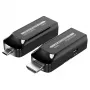 Techly IDATA EXT-600HC AV extender AV transmitter & receiver Black