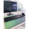 Techly ICA-MP GLASS1 mouse pad Gaming mouse pad Green