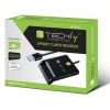 Techly I-CARD CAM-USB2TY2 smart card reader Indoor USB USB Type-A Black