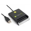 Techly I-CARD CAM-USB2TY2 smart card reader Indoor USB USB Type-A Black