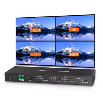 Techly IDATA HDMI-MX44 matrix switcher AV matrix switcher 4 W