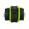 Techly IP68 Waterproof Duplex LC Fiber Optic Connector with Two Cable Glands